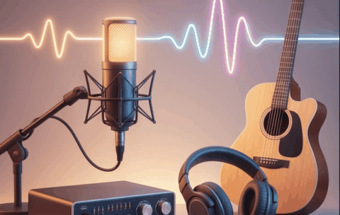 English for Music & Audio Cover