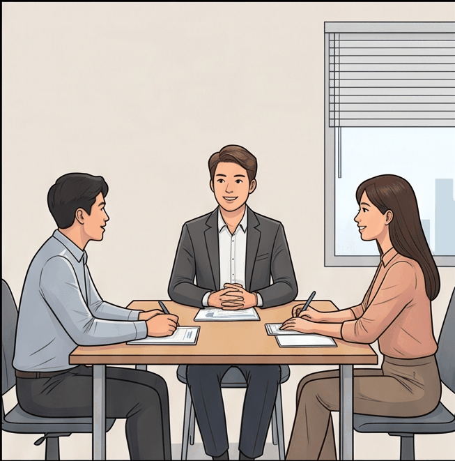 Meeting scene